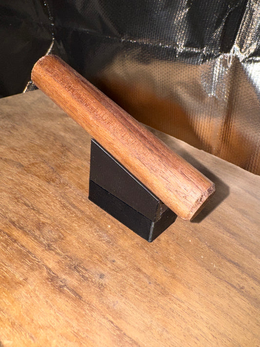 Solid Walnut Wall Hooks, 4-Pack | Hidden Mount