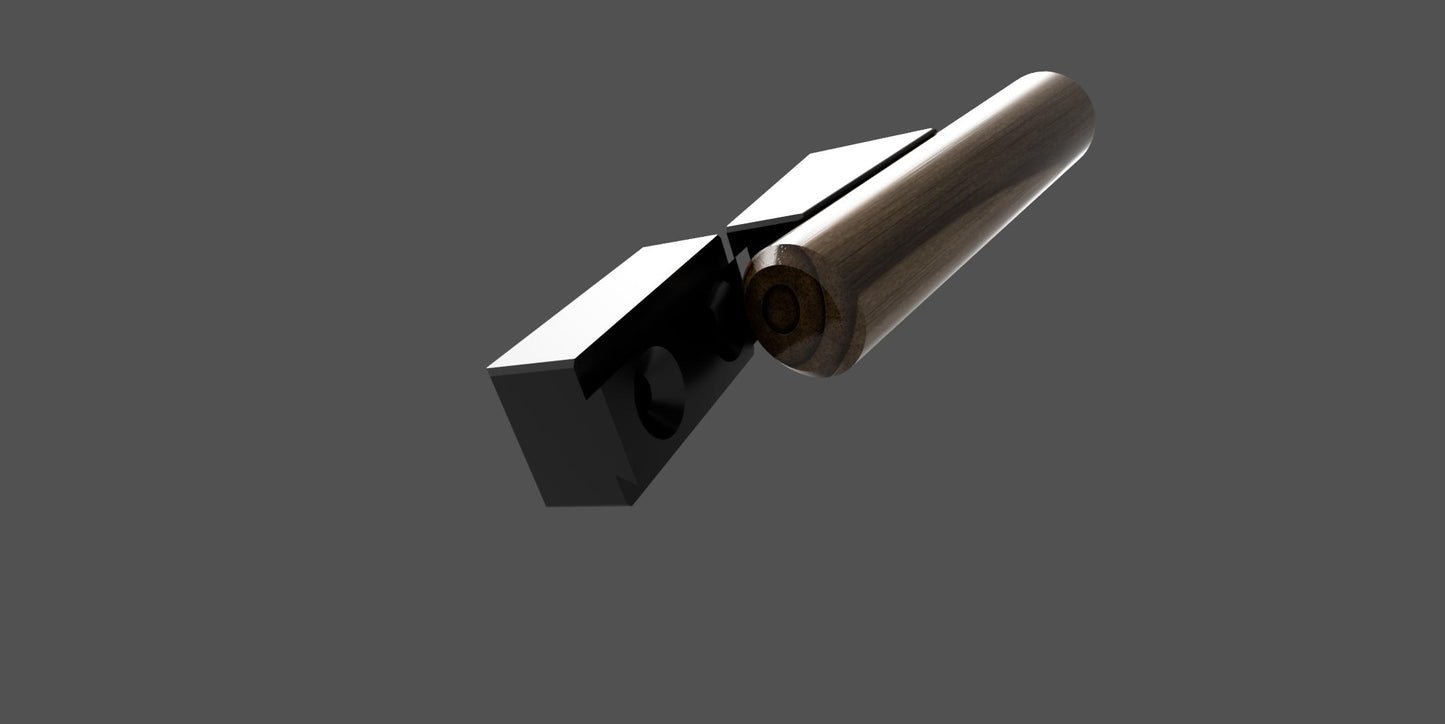 Walnut Hat/Robe Hook 4 Pack