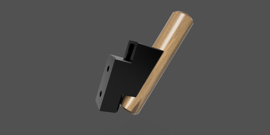 Walnut Hat/Robe Hook 4 Pack