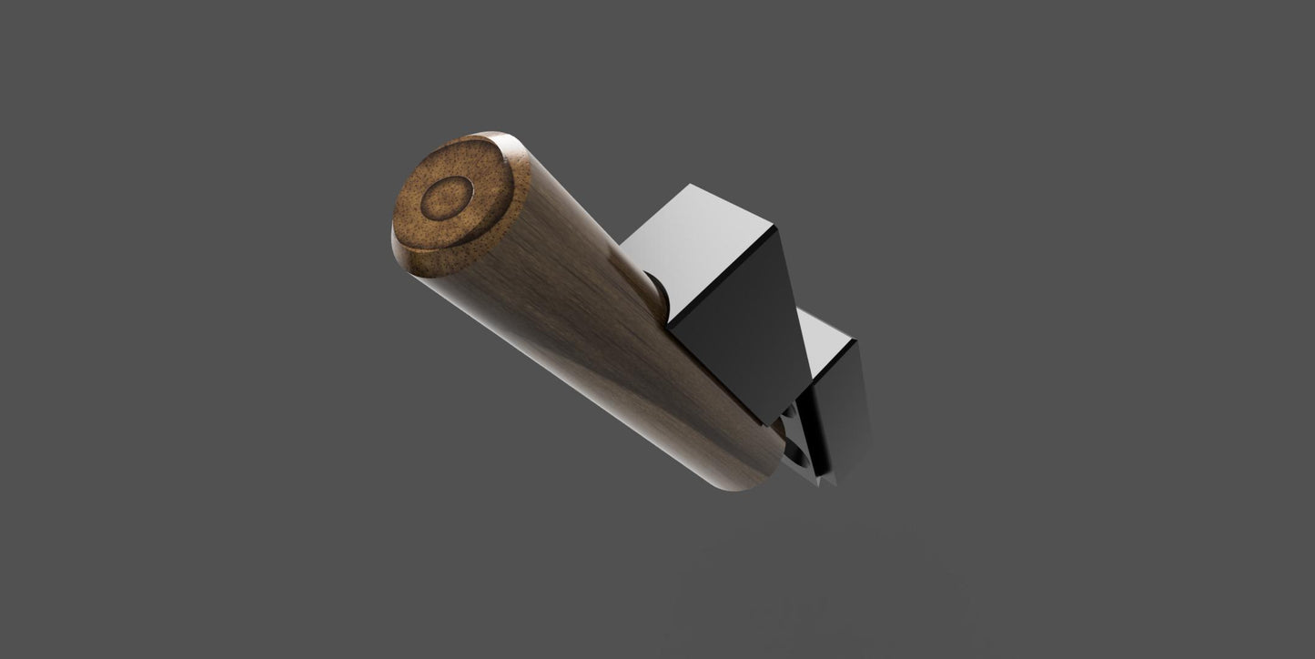 Walnut Hat/Robe Hook 4 Pack